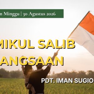 Cover Kebaktian Umum Minggu 30 Agustus 2026